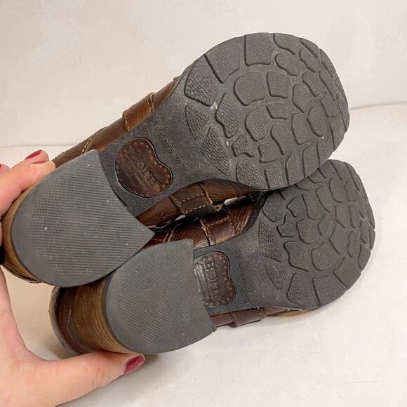 Born Leather Heeled Booties 8.5 - Picture 6 of 9